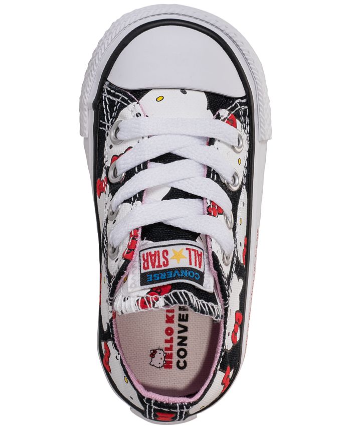 Converse Toddler Girls' Chuck Taylor Ox Hello Kitty Casual Sneakers ...