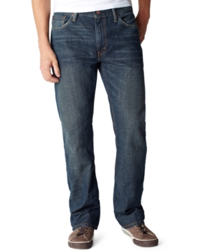 Levi's Big & Tall 505 Mens Indigo Wash Regular Fit Straight Leg Jeans In Range - Waterless