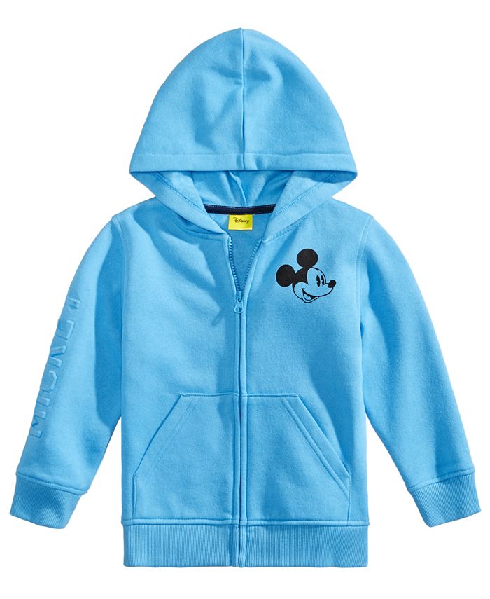 Disney Little Boys Mickey Mouse Graphic Zip-Up Hoodie - Macy's
