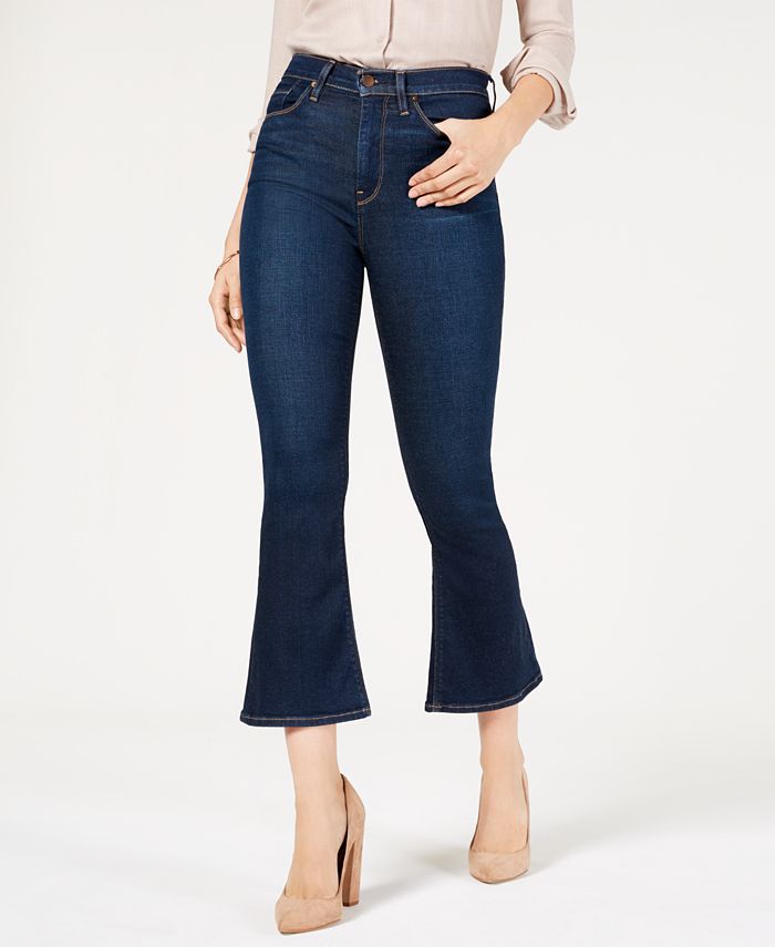 Hudson Jeans Holly Cropped Flare-Leg Jeans - Macy's