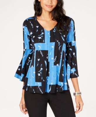 Alfani Petite Bell-Sleeve Top, Created For Macy's - Macy's