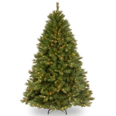 National Tree Company - National Tree 7 .5' Winchester Pine Hinged Tree with 500 Clear Lights