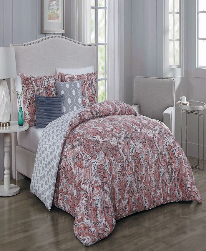 Geneva Home Fashion Dominica 5Pc. King Comforter Set Macy's
