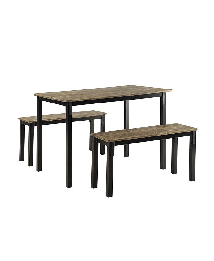 4D CONCEPTS Boltzero Dining Table With Benches Macy's