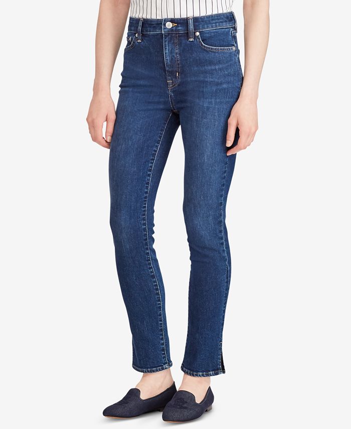 Lauren Ralph Lauren Regal Straight Ankle Jeans & Reviews - Jeans ...