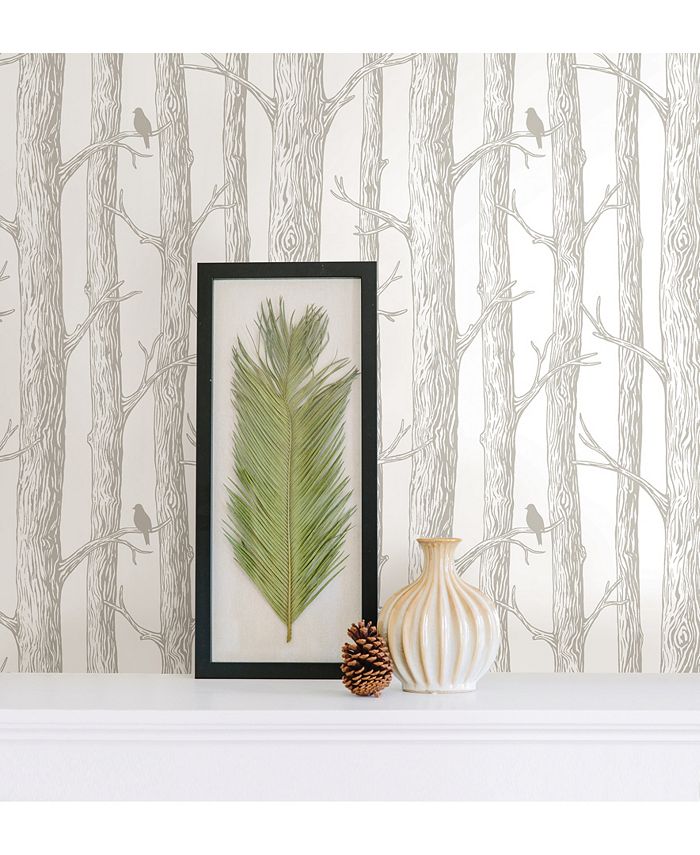 Brewster Home Fashions The Forest Peel and Stick Wallpaper Macy's