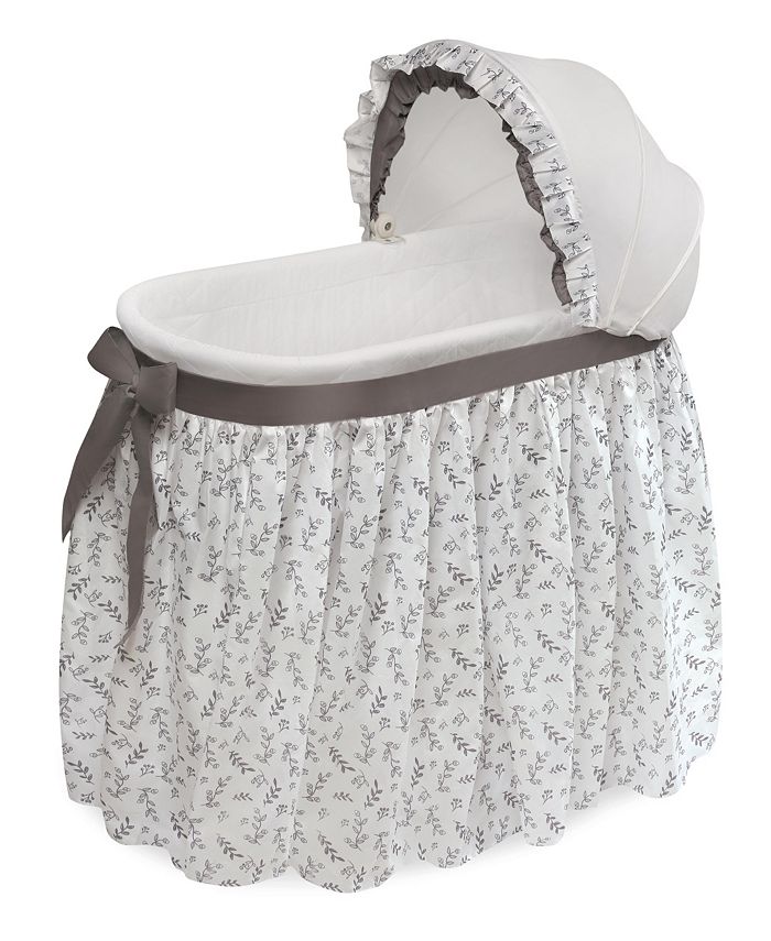 Badger Basket Wishes Oval Bassinet Full Length Skirt Macy s