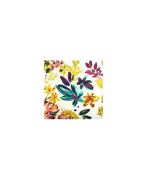 Nicole Miller Printed Garden Party Spring Cotton Shower Curtain