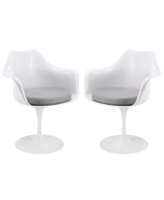 Modway - Lippa Dining Armchair Set of 2 in Yellow