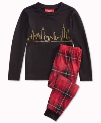 Family Pajamas Matching Skyline Pajama Set, Available In Toddlers And ...