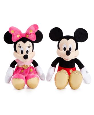 mickey mouse and minnie mouse soft toys