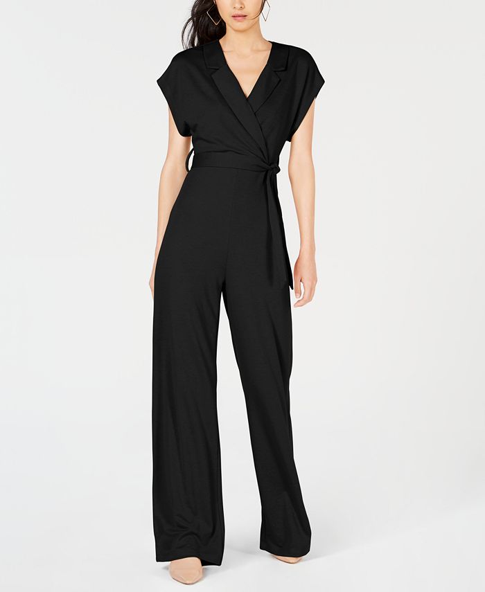 PROJECT 28 NYC Belted Wide-Leg Jumpsuit - Macy's