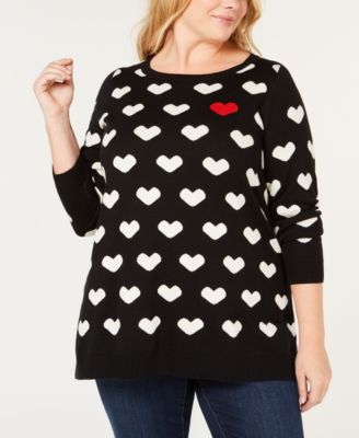 Charter Club Plus Size Heart-Print 