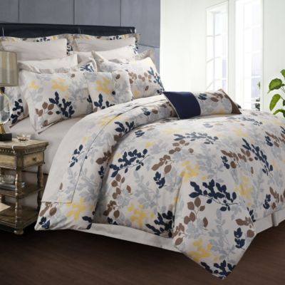 Tribeca Living Barcelona 12-Pc. Cotton Queen Comforter Set - Macy's