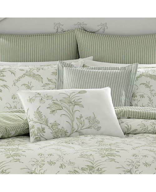 Laura Ashley King Natalie Pastel Green Comforter Set Reviews