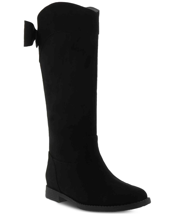 Kenneth Cole Little & Big Girls Kennedy Bow Tall Boots - Macy's