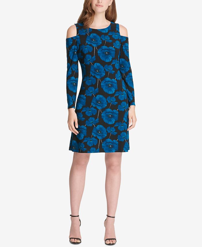 Tommy hilfiger shop cold shoulder dress