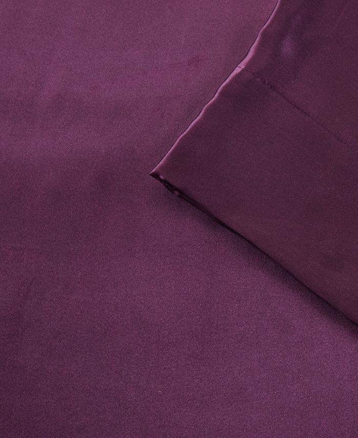 Madison Park Satin 6PC Full Sheet Set Macy's