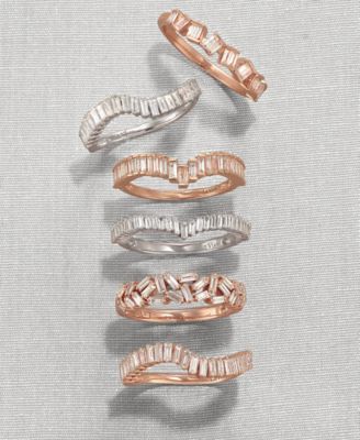 Baguette Frenzy™ Diamond Ring (1/2 ct. t.w.) in 14k White Gold