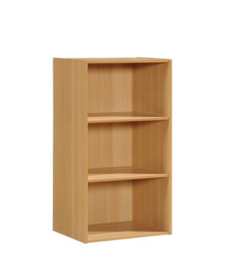 Hodedah - 3-Shelf Bookcase in Beech