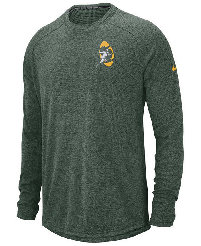 Nike Men's Green Bay Packers Stadium Long Sleeve T-Shirt & Reviews ...