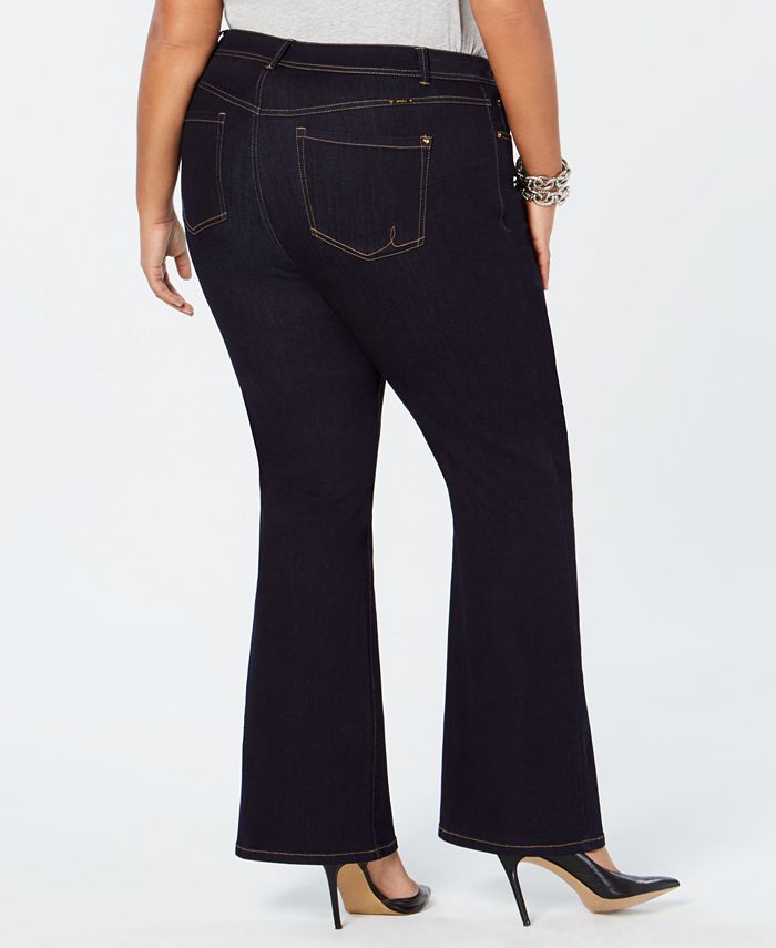INC International Concepts I.N.C. Plus Size Bootcut Tummy Control Jeans