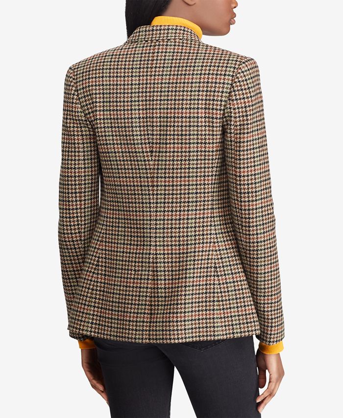 Lauren Ralph Lauren Plaid BullionPatch Blazer Macy's
