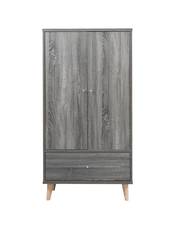 Furniture of America Massenburg III Modern Wardrobe Armoire Macy's