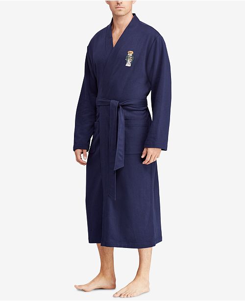 Polo Ralph Lauren Men's Polo Bear Fleece Robe & Reviews Pajamas