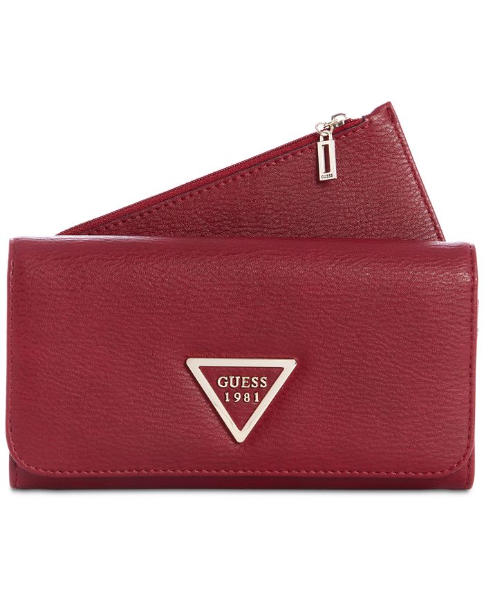 GUESS Lauri Boxed 2-in-1 Wallet - Macy's
