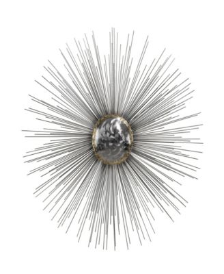 Dimond Home - Silver Sun Metal Wall Decor