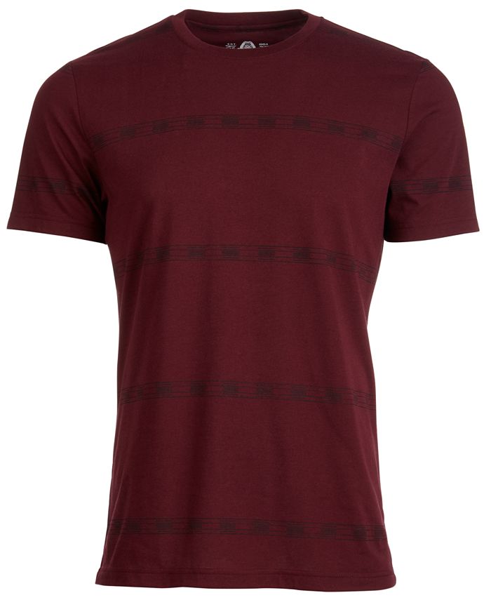 American Rag Men's Textured Stripe T-Shirt, Created for Macy's - Macy's