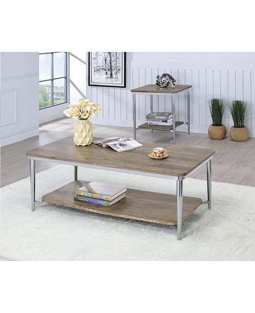 Furniture Of America Gare Open Shelf Coffee Table Reviews Furniture Macy S