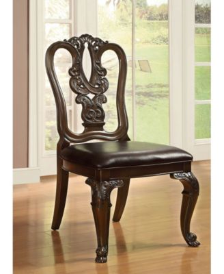 Ramsaran Carved Dining Chair (Set Of 2)