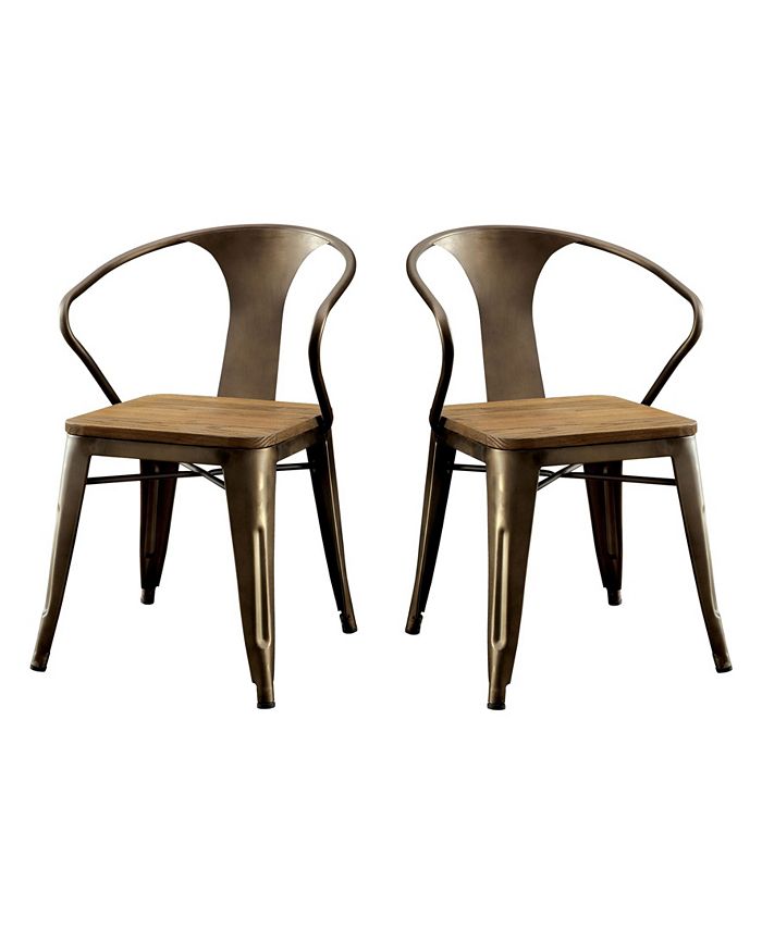 Furniture of America - Mayfield Dining Chair (Set Of 2), Quick Ship