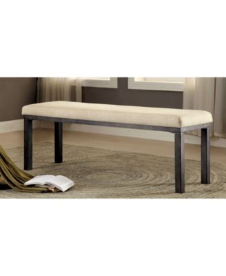 Furniture of America Metriz Upholstered Dining Bench