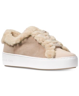 michael kors fur sneakers