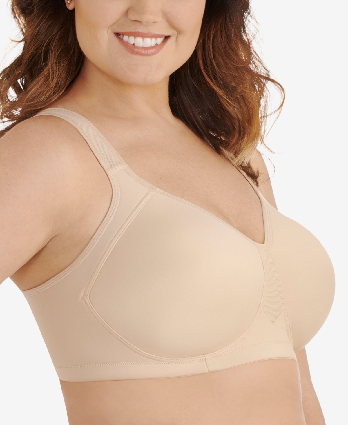 VANITY FAIR FULL-FIGURE WIRELESS SPORTS BRA 71500 