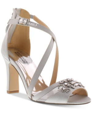 BADGLEY MISCHKA LITTLE & BIG GIRLS KENDALL HANNAH HEELED SANDALS
