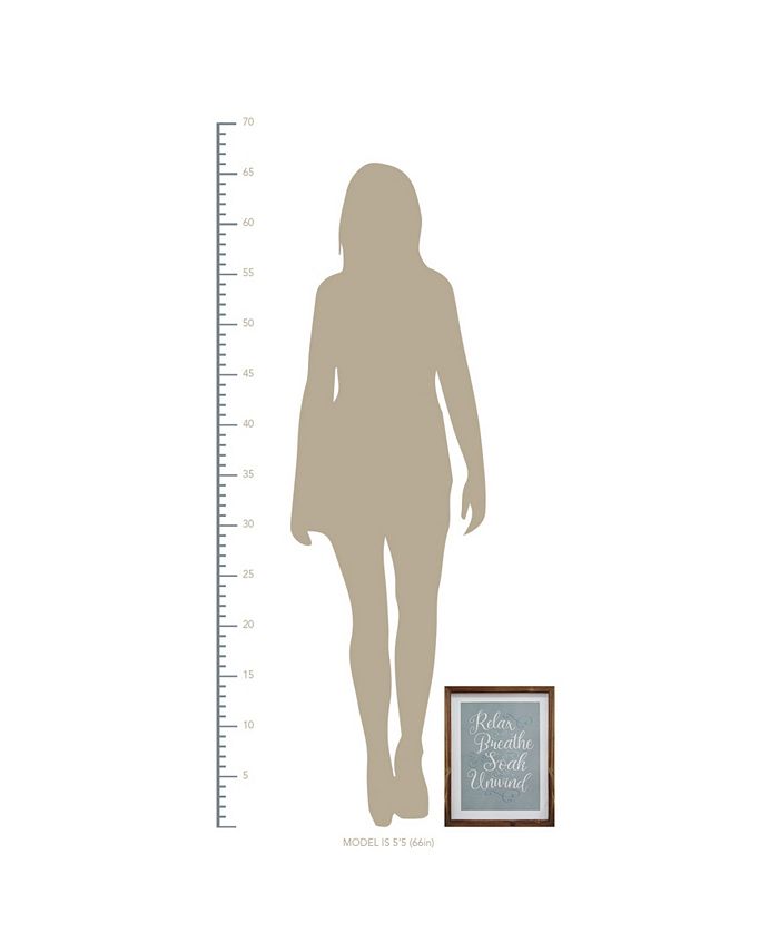 Stratton Home Décor Stratton Home Decor Relax, Breathe, Soak, Unwind