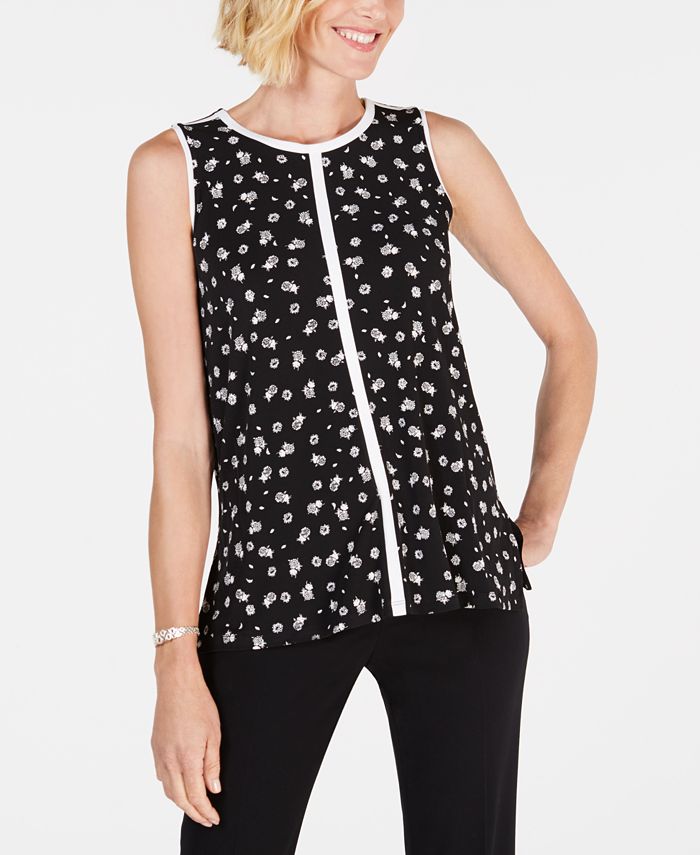 macys petite tops alfani