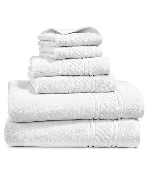 Martha Stewart Collection Spa Cotton 6Pc. Towel Set, Created for Macy
