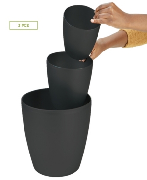 Mind Reader 3-Pc Office and Bath Bin Set