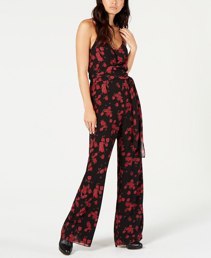 Michael Kors Floral-Print Jumpsuit in Regular & Petite Sizes - Macy's