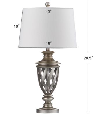 Set of 2 Byron Urn Platinum-Tone Table Lamps