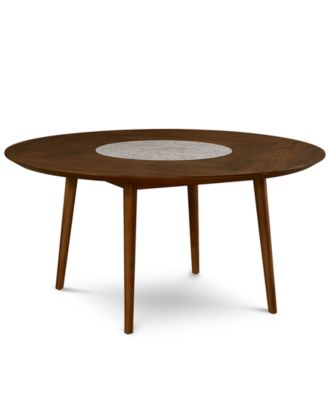 Furniture - Oslo Dining Table with White Marble Carousel