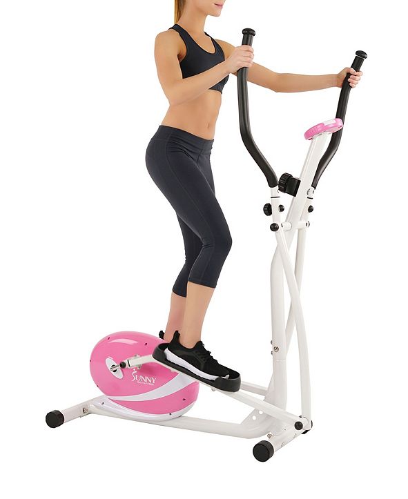 sunny health and fitness bike pink
