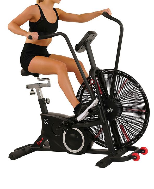 Sunny Health & Fitness Exercise Fan Bike with Bluetooth ...