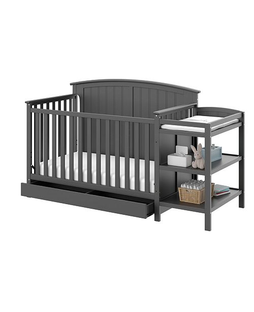 Storkcraft Steveston 4 In 1 Convertible Crib And Changer With Drawer