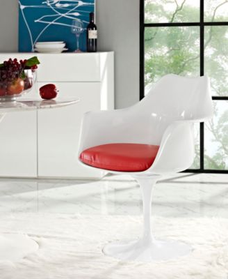 Modway Lippa Dining Vinyl Armchair - Macy's